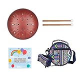 8-Tone Steel Tongue Drum C Key Percussion Instrument Handpan Drum Unique 12 Ethereal Drum For Beginner Kids