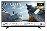 Toshiba 50QL5D63DAY 50 Zoll QLED Fernseher-Smart TV (4K Ultra HD, HDR Dolby Vision, Triple-Tuner, Bluetooth, Sound by Onkyo) - Inkl. 6 Monate HD+, Schwarz