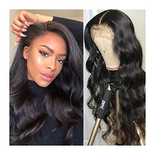 Perücken 360. HD Spitze Frontal Perücke Body Wave Human Haare Prepucked 13x4 Spitze Front Perücken for Frauen Hellbraune Spitze Menschenhaar Perücke 30 Zoll Damenperücke (Size : 150 Density 13X4 Wig