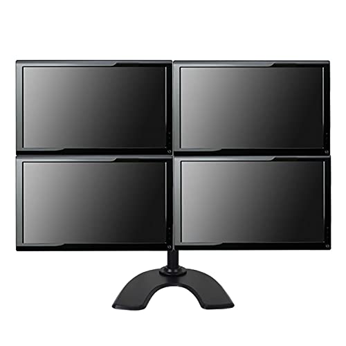 Universeller TV-Ständer, TV-Wandhalterung, vier Bildschirme, Tisch-TV-Ständer, nahtlose Nähte, TV-Ständer, höhenverstellbar, Tisch-TV-Basis, passend für 43,2-68,6 cm (17-27 Zoll)