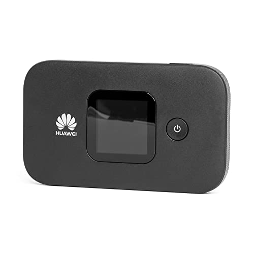 HUAWEI E5577-320 WIR-Hotspot (4G/LTE bis zu 150Mbit/s Download/ 50Mbit/s Upload, Hotspot, Cat4, 1500mAh Akku, LCD Display, kompatibel mit europäischen SIM Karten) schwarz