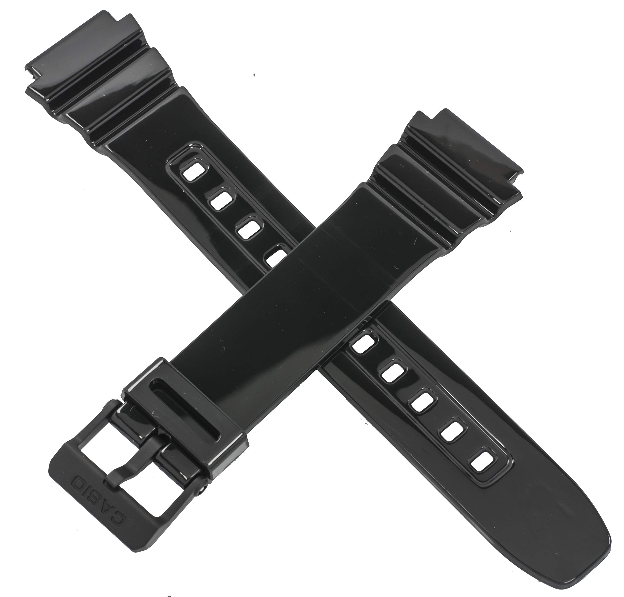 Casio Original Uhrenarmband für F-108WHC F 108WHC 108WHC 108 WHC schwarz 10409326, Riemen