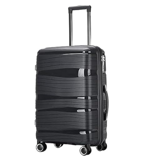 Habrur Rollkoffer Koffer Trolley Reisekoffer Mit Spinnerrädern, Leichten Ergonomischen Griffen, Handgepäck Koffer Gepäck Reisekoffer (Color : B, Size : 24in)