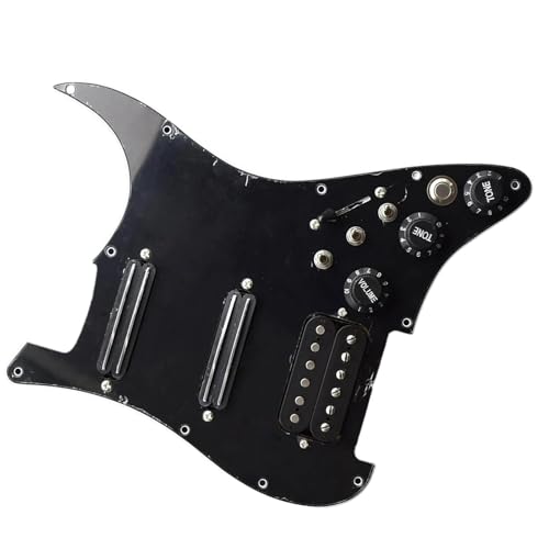 Standard-Pickguard-Tonabnehmer E-Gitarre beladenes Schlagbrett rechts DIY-Material Professionelle Gitarren-Schlagbrett-Tonabnehmerteile