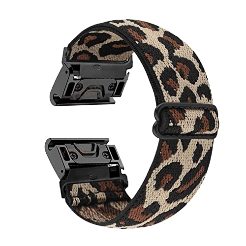 OPKDE 26 mm Schlaufe Nylon Quick Easy Fit Armband für Garmin Fenix 7X Watch Band Fenix 6X Pro 5X Plus/TACTIX DELTA/MK2i MK2 Armband, For Fenix 7X, Achat