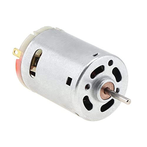 BFVAKBKYT Mini-Gleichstrom-Getriebemotor, R380 6-24-V-Motor, 24.000 U/min, Hochgeschwindigkeits-Mikromotor, Metall-/Edelstahlmotor for Haartrockner-/Lüftergeräte