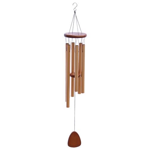 YIHANSS Windspiele für draußen, kreatives Windspiel, Windspiel-Anhänger aus Metall, Heim- und Terrassendekor für Haus, Terrasse, Garten (Farbe: A, Größe: 71 cm)