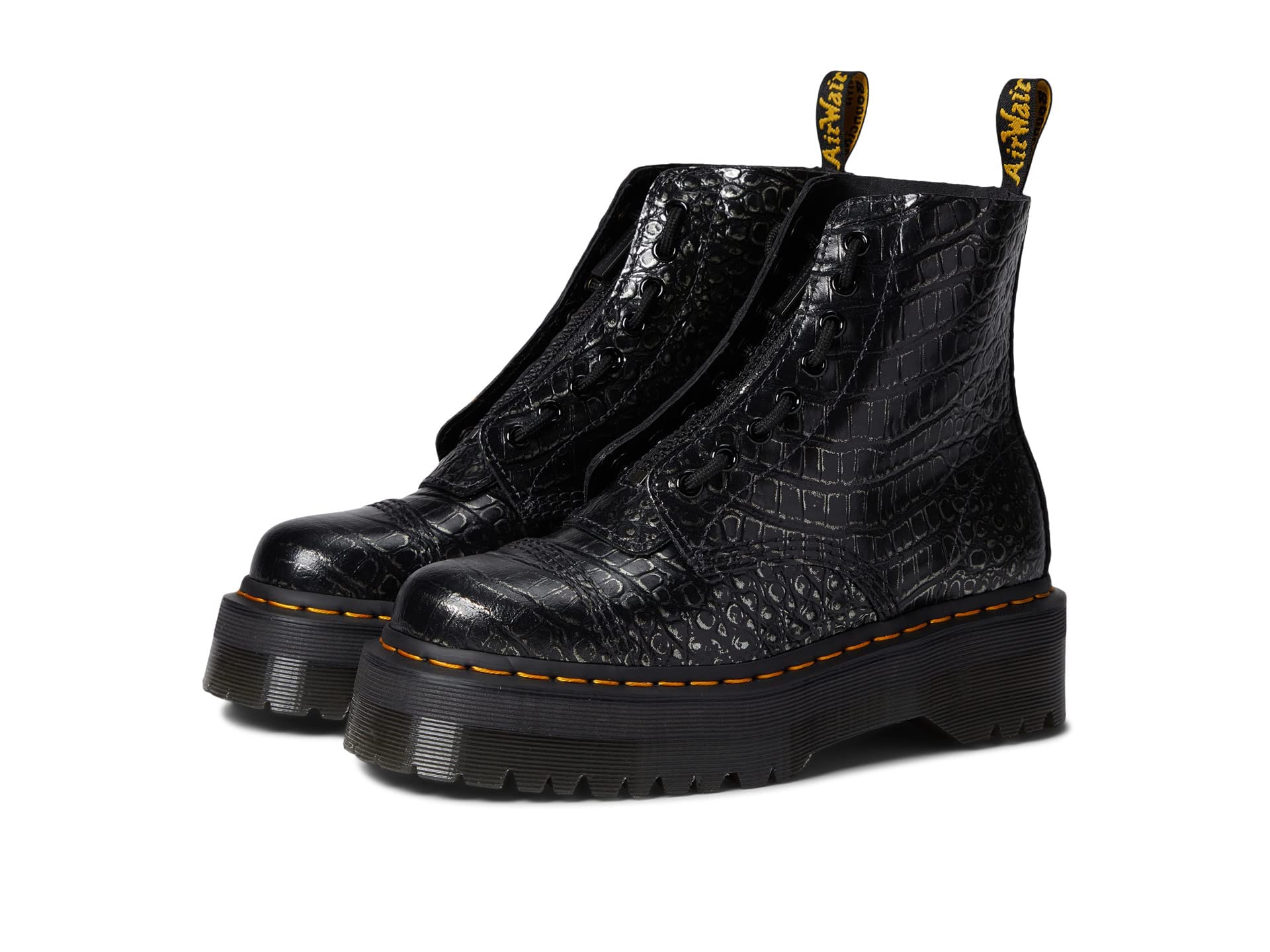 Dr. Martens Sinclair Gunmetal Schwarz 41