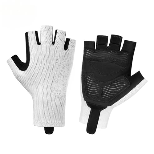 RYNDEX Handschuhe Halbfinger, Anti-Rutsch Radhandschuhe, Radsporthandschuhe für Mountainbike Rennrad & Downhill(2XL)