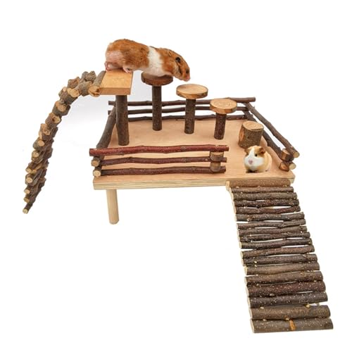 Hamsterkäfig Leiter Spielzeug für kleine Haustiere Plattform Eichhörnchen Käfig Spielplatz Spielzeug Zubehör Kleintier Kletterspielzeug Kleintier Spielzeug Kleintier Übungsspielzeug