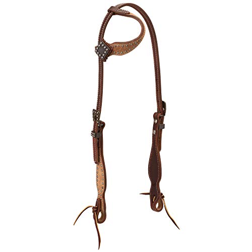 Weaver Leather Unisex-Erwachsene, Schiebeohr, Hearstall Headstall, Canyon Rose, durchschnittliches Pferd US