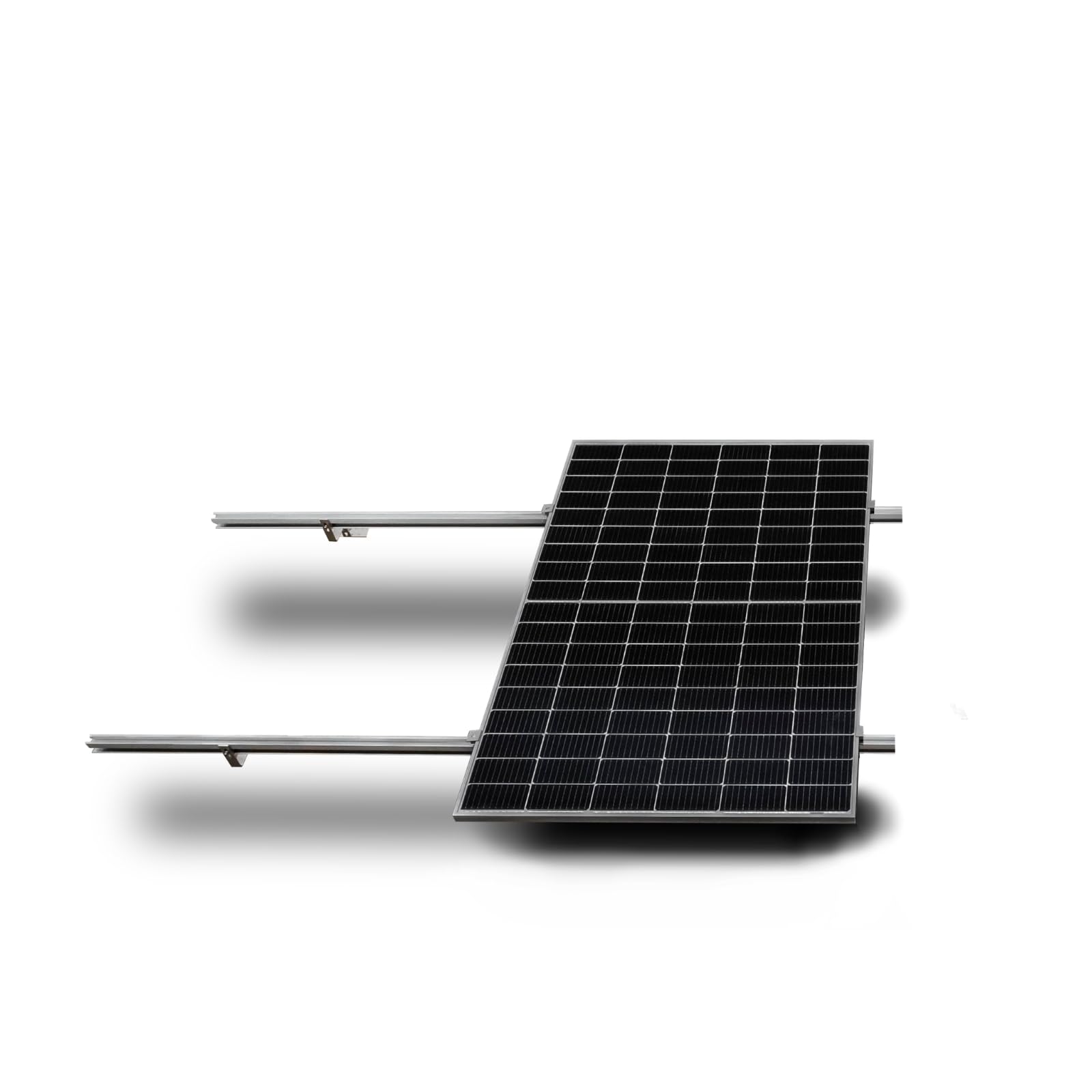 SOLAR ALLin Dachpfannen-Montageset Doppelpack / 2 Sets, für Balkonkraftwerke mit 2 Modulen