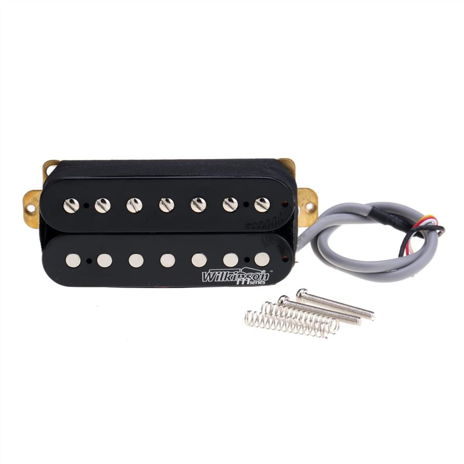 ZENGXUE Schwarzer Klassischer Offener Art-keramischer Humbucker-Nacken-Pickup Für 7-String-E-Gitarre Humbucker Tonabnehmer Set