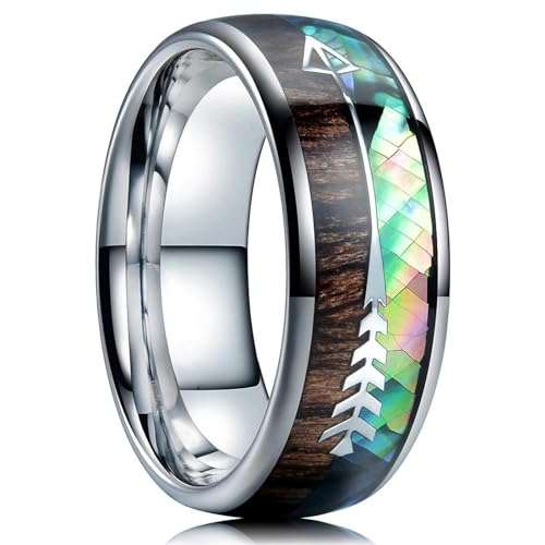 Ring Ringe Damen Bijouterie Herren Mode 8Mm Herren Schwarze Ringe Ring Herren Ehering 11 Style21