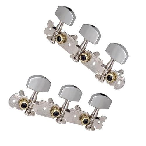 Strings Tuning Pegs Mechaniken Für Gitarre 2 Stück Metall-Stimmwirbel für klassische Gitarre, Universal-Mechanik-Kopf-Key-Peg-Tuner