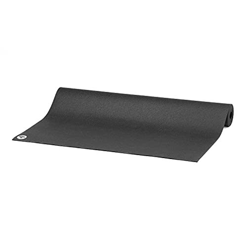 bodhi | Yogamatte RISHIKESH PREMIUM | Lang< 200 x 80 cm >Breit| XL Gymnastikmatte, rutschfest, groß & extra-stark, 4,5mm | Fitnessmatte, Ökotex 100, maschinenwaschbar, schwarz | Made in Germany