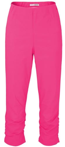 Stehmann Maria-530, Caprihose, seitlich gerafft, weitere Farben (as3, Numeric, Numeric_38, Regular, Regular, Fuxia Fluo)