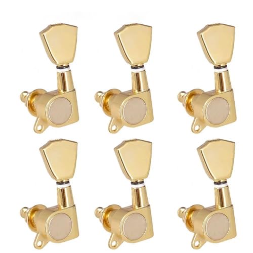 Strings Tuning Pegs Mechaniken Für Gitarre 6 PCS Locking Tuning Nagel Gitarre Kopf Mechaniken Vintage Akustische Klassische Gitarre Zubehör (Color : 3/4)