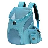 TAKOXIA Tragbarer Rucksack für Hunde, faltbar, Haustier-Rucksack, Reisetasche, atmungsaktive Tasche