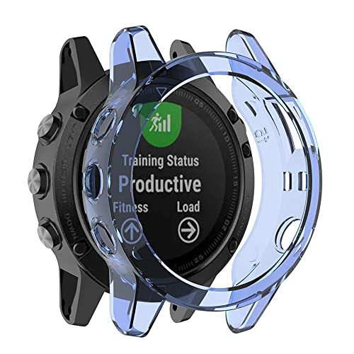 OPKDE Schutzhülle für Garmin Fenix 7 7S 7X Schutzhülle Smart Watch TPU Bumper für Fenix 7 7S 7X Schutzhülle Rahmen Shell Sleeve, For Fenix 5X 5X Plus, Achat