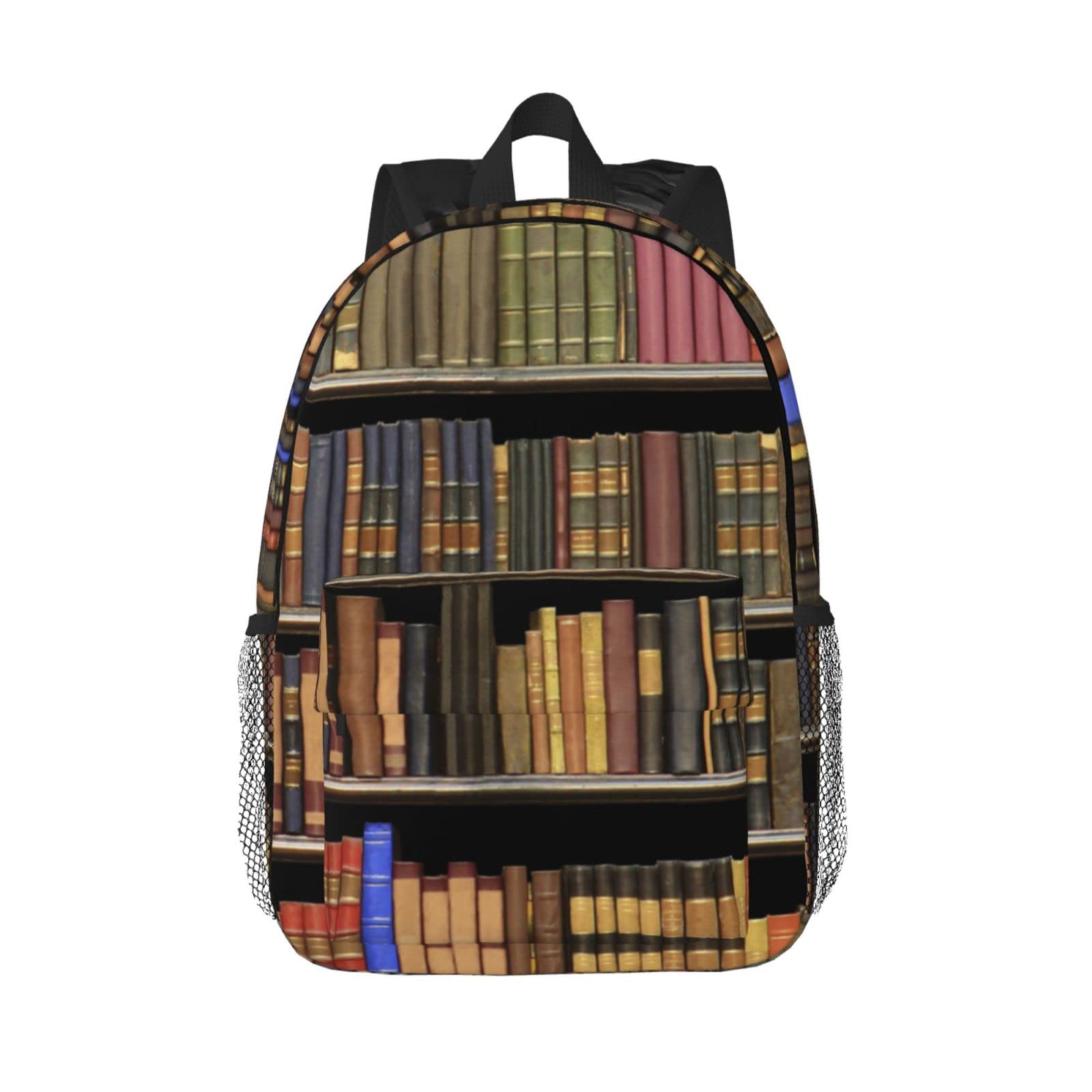 DMORJ Leichte Schultertasche für Bibliothek, Bücherregal, 38,1 cm, leicht und einfach zu tragen, geeignet zum Ausgehen, Bürolernen und Verwendung, Schwarz, Einheitsgröße