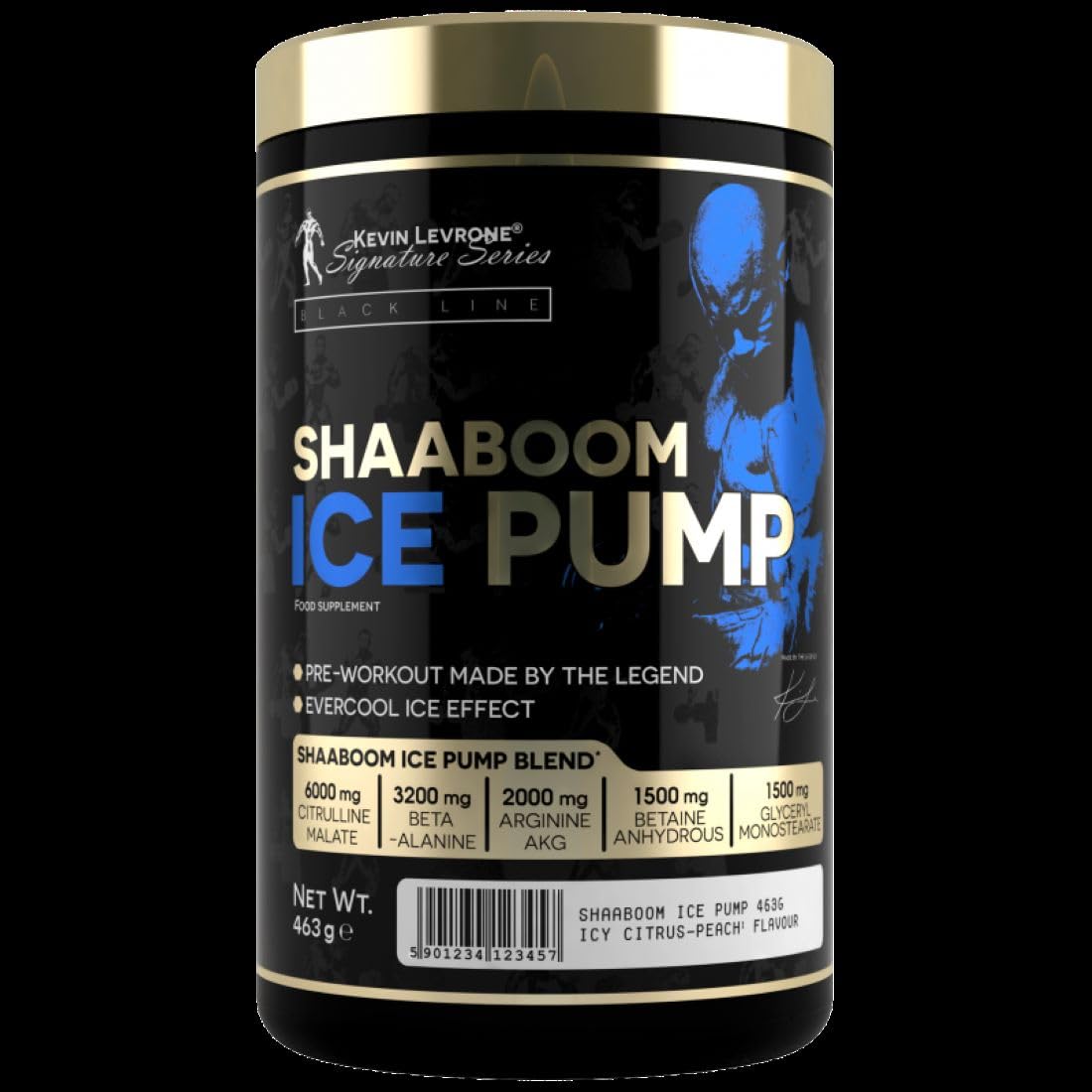 Kevin Levrone - Shaaboom ICE Pump 463g - Für extremen Pump, Ausdauer und Konzentration (Ice Orange Mango)