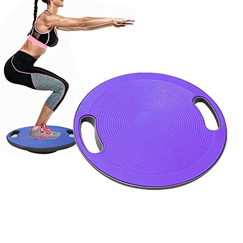 Rysmliuhan Shop Balance Pad Balance Kissen Balance Board Physio Balance Disc rutschfeste Stabilitätsplatte Rundes Wackelbrett Training Balance Board Ausgleichskissen Purple,Freesize