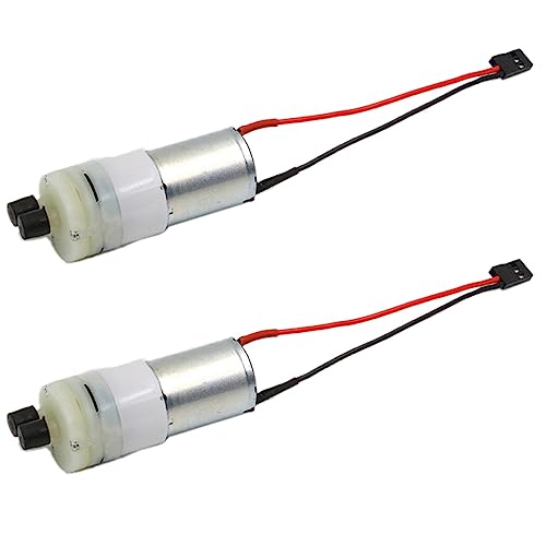 SICOSALT 2X RC Boot Wasser Pumpe 3-6V 370 Wasser Kühl Pumpe Wasserdichter JR Stecker für RC Boote Motor & ESC