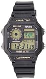 Casio Unisex Digital Analog Uhr mit Harz Armband AE-1200WH-1B