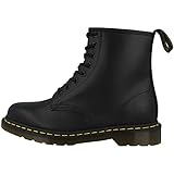 Dr. Martens Herren 8 Eye Boot Springerstiefel, Black Smooth, 41 EU