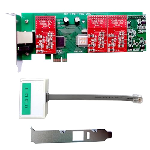 AEX410 mit 3 FXO + 1 FXS Ports, Asterisk Karte FXO Karte, PCI-e Stecker VoIP für IP PBX issabel, freepbx, asterisknow