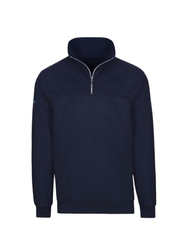 Trigema Herren 674801 Sweatshirt, Blau (Navy 046), XXXXX-Large (Herstellergröße: 5XL)