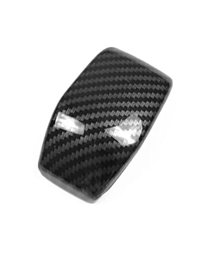 Schaltknauf Für Toyota Für RAV4 XA50 2019 2020 2021 Auto-Innenausstattung Auto Carbon Look Schaltknauf Abdeckung Trim ABS Silber Shift knob(Carbon Fiber Look)