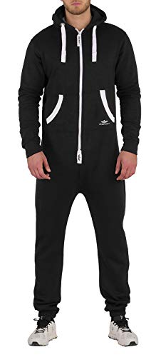 Finchman 25A2 FMJ18 Herren Jumpsuit Overall Onesie Black Gr. L