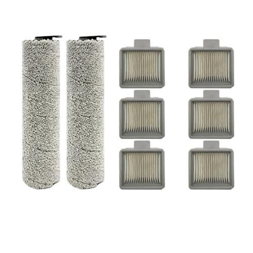 ZEMNLO Ersatzwalzenbürste und Hepa-Filter for Dreame H11 / H11 Max, Nass- und Trockensauger-Ersatzteilzubehör Wartung von Vakuumfiltern(Size:8pcs-01)