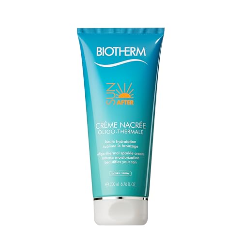 Biotherm Sun After femme/women, Creme Nacree Oligo-thermal sparkle cream, 1er Pack (1 x 200 g)