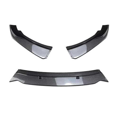 Splitter Auto Front Stoßstange Lip Body Kit Für F20 F21 116i 118i 120i 1 Serie 2011-2019 Spoiler Splitter PP Stoßstange Canard Lip Splitter Frontlippe(Carbon Look)