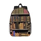 DMORJ Leichte Schultertasche für Bibliothek, Bücherregal, 38,1 cm, leicht und einfach zu tragen, geeignet zum Ausgehen, Bürolernen und Verwendung, Schwarz, Einheitsgröße