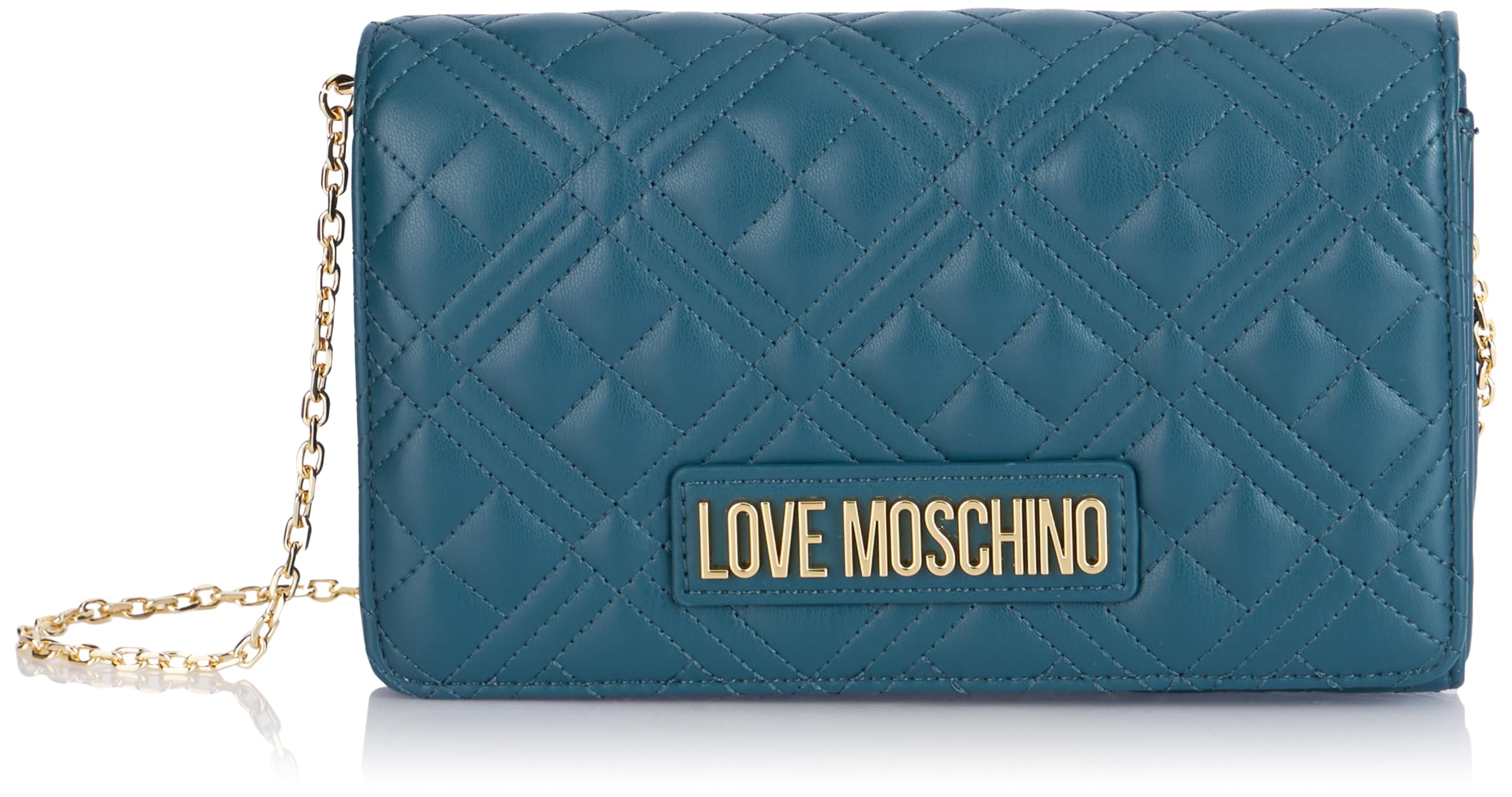 Love Moschino Damen Jc4079pp1lla0815 Schultertasche, Smaragd