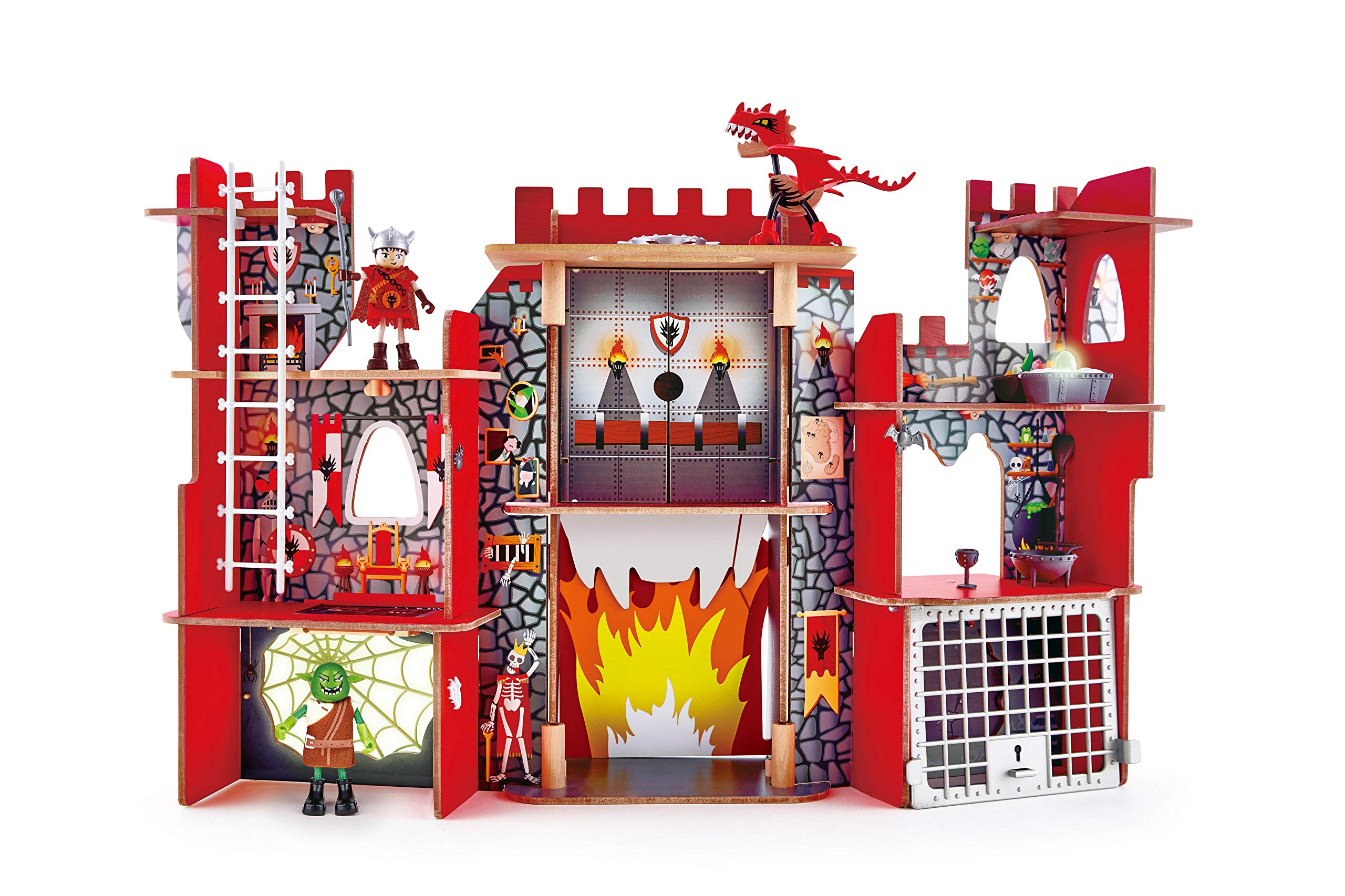 Hape E3025 Wooden Viking Castle