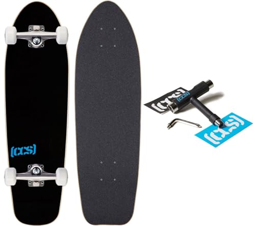 [CCS] Logo Cruiser Skateboard, schwarz, komplett, 68,6 x 20,3 cm