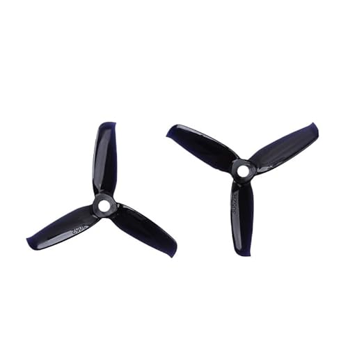 LSFWJP for Gemfan 2pair 3052 3,0x5,2 FPV PC 3 Propeller Prop Klinge CW CCW Welle durch die Maschine mehr spezielle Motor 1306-1806 (Color : Black 2pair)