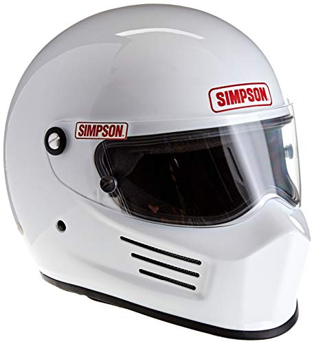 Simpson 6200031-F Bandit Helm 2015, Weiß, Große