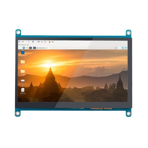 KLOVA 5/7/10,1 Zoll LCD-Bildschirme für RPi 4B IPS kapazitive Touchscreens 1024x600 Display Monitor für RPi 4B PC Laptop Telefon IPS LCD Monitor