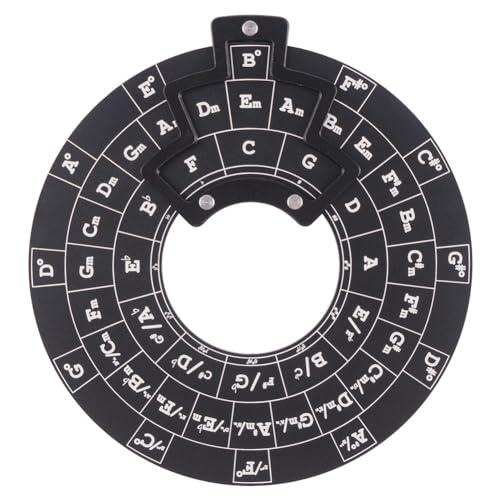 Pluuttiem Gitarrenakkord-Roulette, Quintenzirkel, Akkord-Lerntool, Musikkreis, Bass, Klavier,