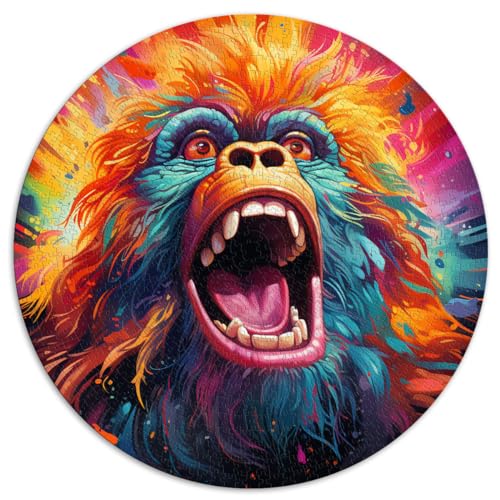 Puzzles für Orang-Utans, 1000-teiliges Puzzle für Erwachsene, 26,5 x 26,5 Zoll, pädagogisches Stressabbau-Spielzeug-Puzzle, Familienaktivitäts-Puzzle