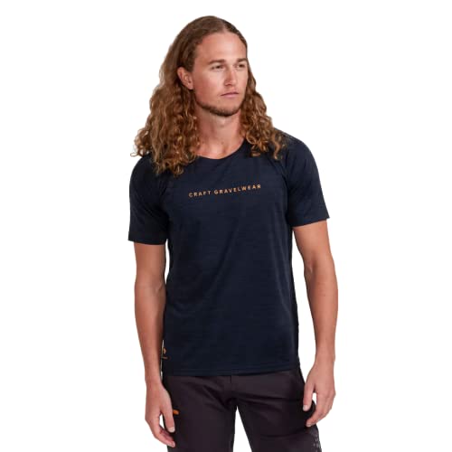 Craft ADV Gravel SS Tee M Black-Melange M