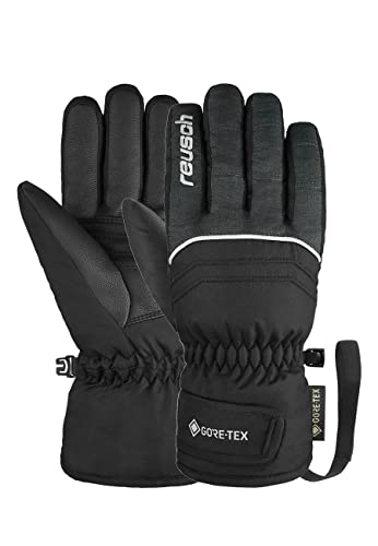 Reusch Teddy GORE-TEX mit Handgelenksschlaufe und wind- und wasserdichter Membran, angenehm warme Skihandschuhe Sporthandschuhe Schneehandschuhe zum Schlittenfahren