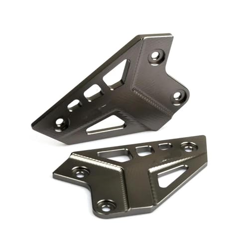 Motorrad Fußrasten Sets Zubehör Motorrad Fußrasten Fußstütze Hinten Set Ferse Platten Schutz Protector Für Kawasaki Für Z900 2017-2024 Fußrasten(Type F)