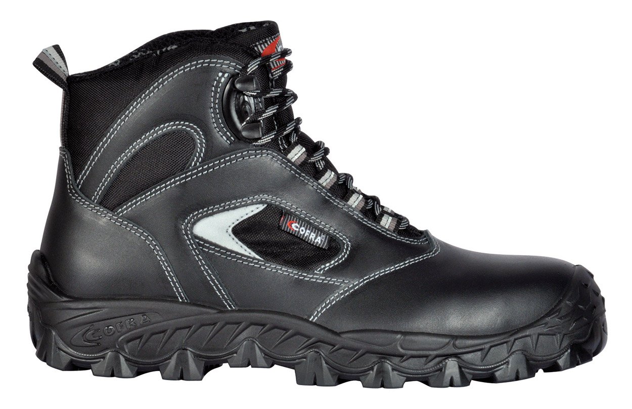 Cofra FW390-000.W44 WEDDELL S3 SRC Sicherheitsstiefel, Schwarz, Größe 44